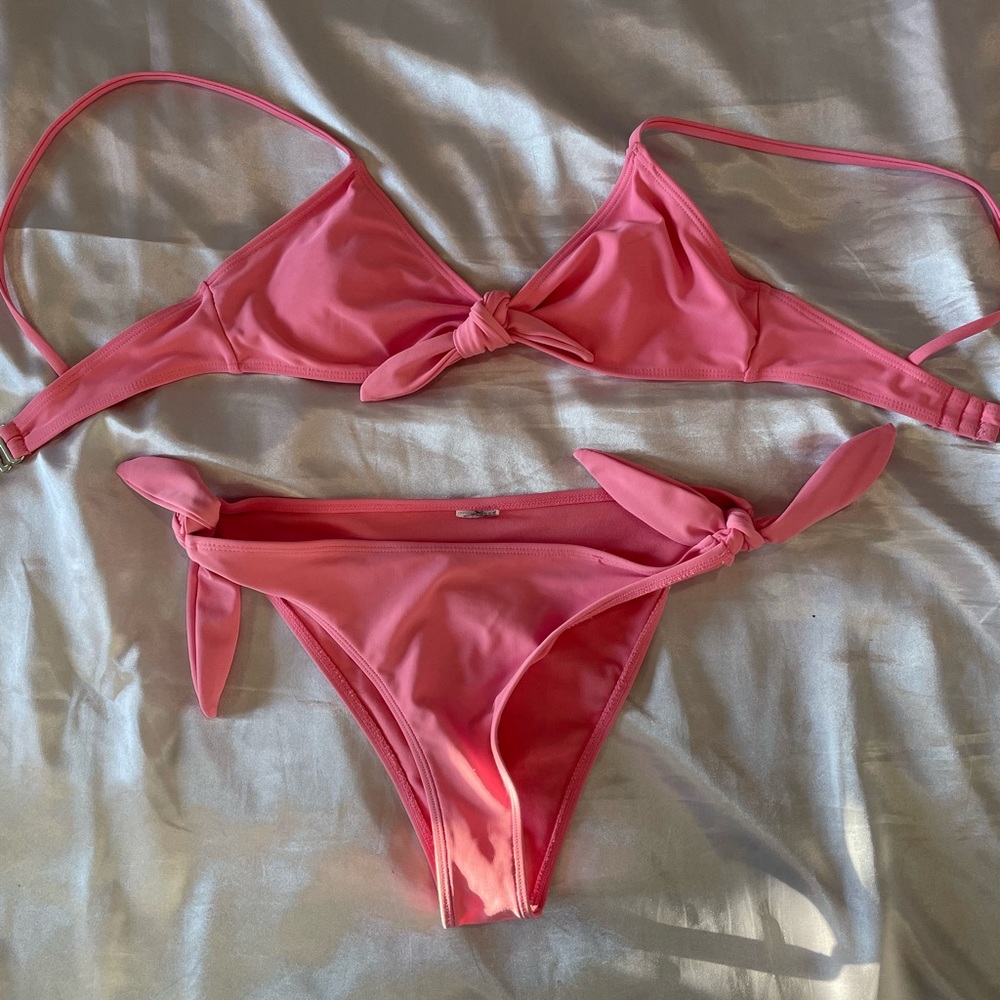 Pink Cheeky Bikini set